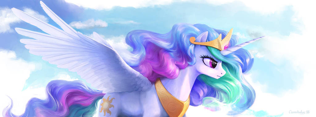 Celestia (car print) by Cannibalus