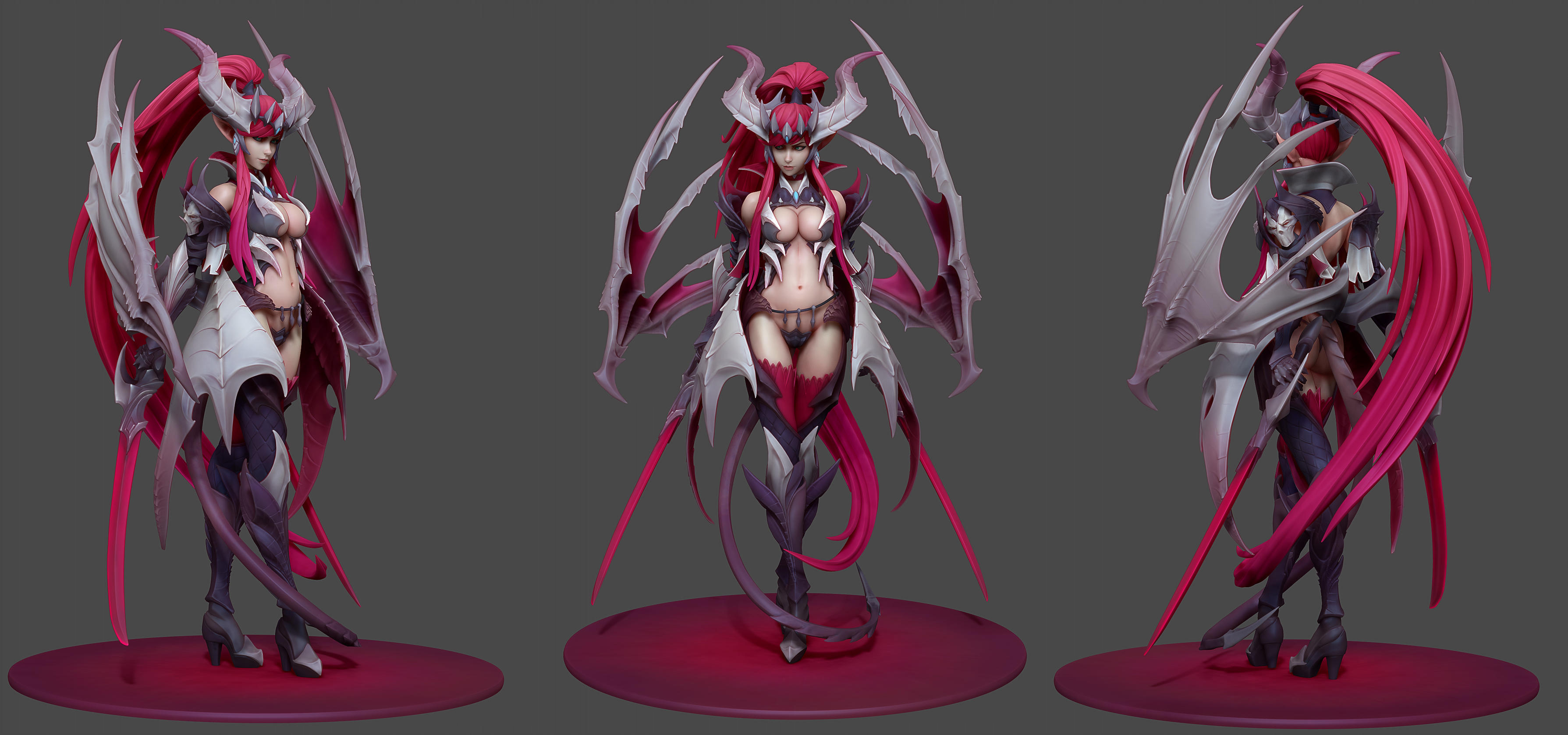 Lucilla zbrush render by slipgatecentral