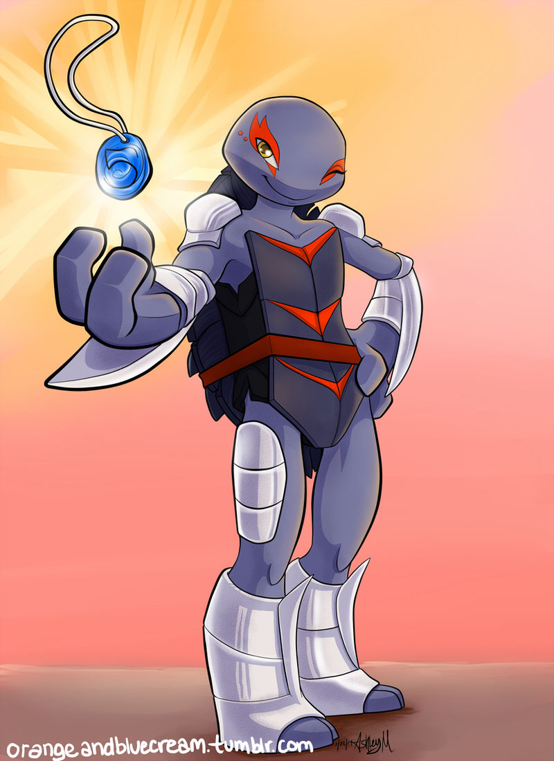 Karai the turtle by OrangeBlueCream