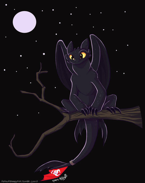 Toothless by OrangeBlueCream
