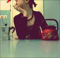 evening,apathy and cherry tea. by Miss-SpUn-SuGaR