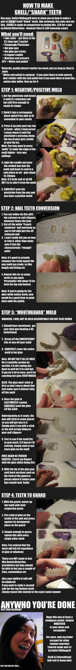 How to: Grell-'Shark' Teeth by Nidhogg10