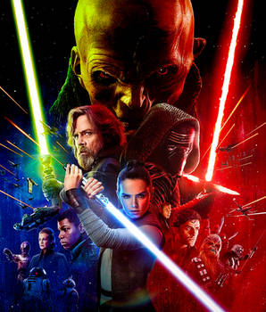 Star Wars: The Last Jedi (2017) Fan Poster by CAMW1N
