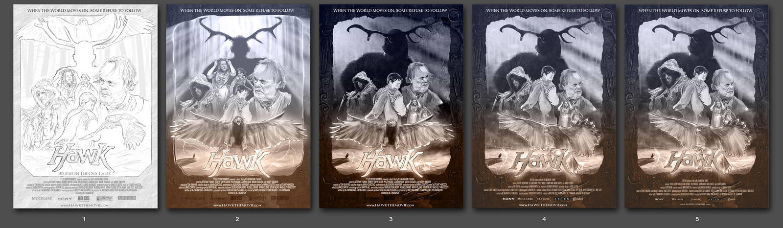 'Hawk' poster - comp set by BikerScout