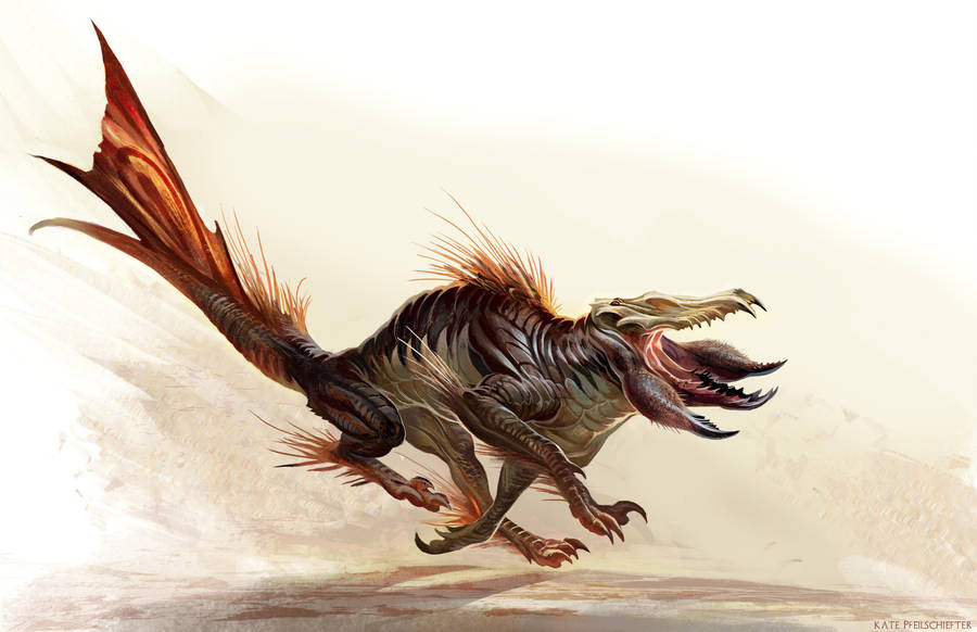 Caecuraptor Redux by KatePfeilschiefter Caecuraptor Redux by KatePfeilschiefter