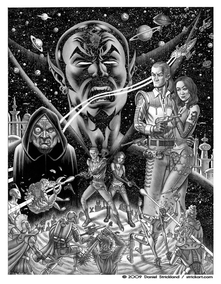 Space Opera Cosmosis by strickart