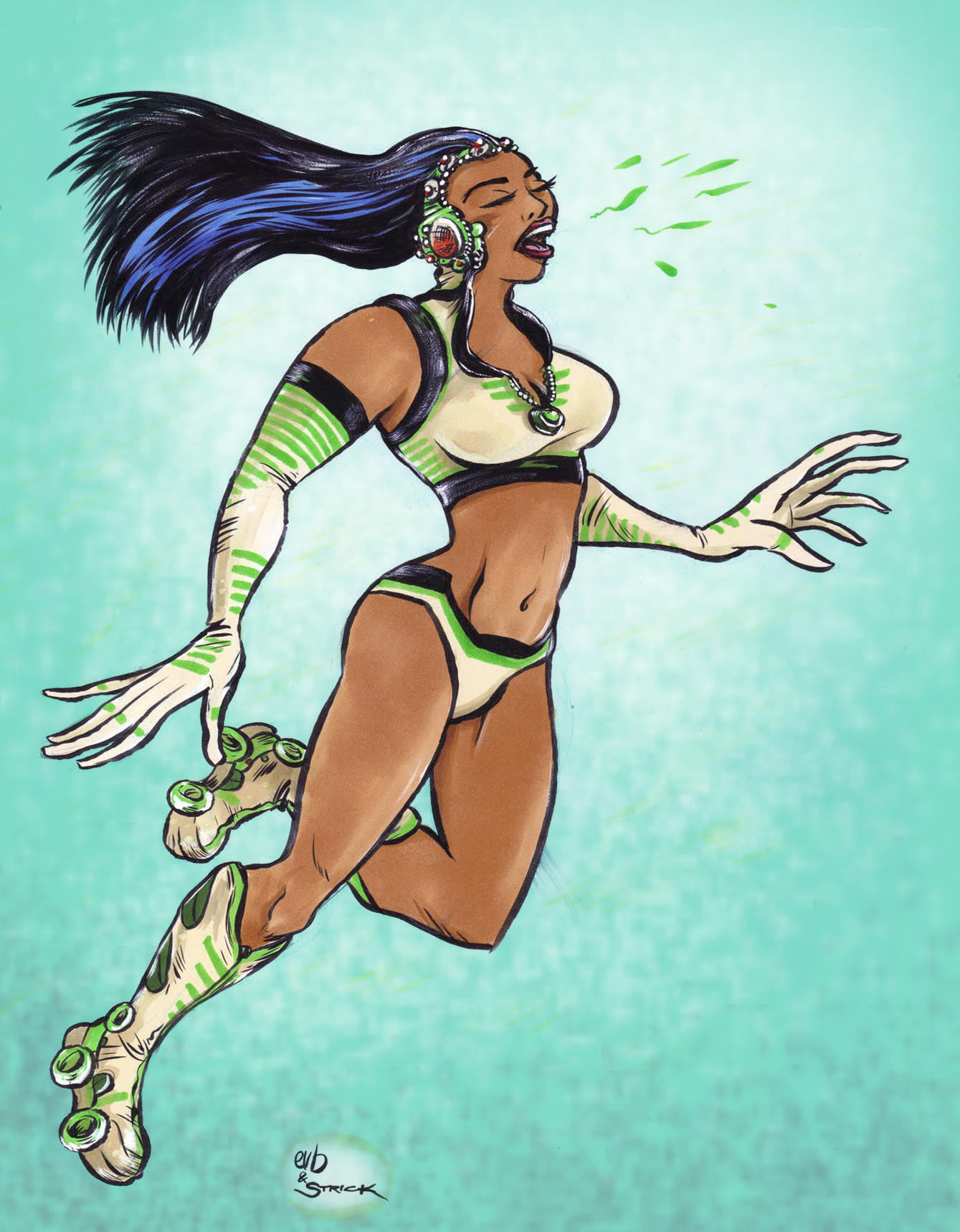 Loud Girl by strickart
