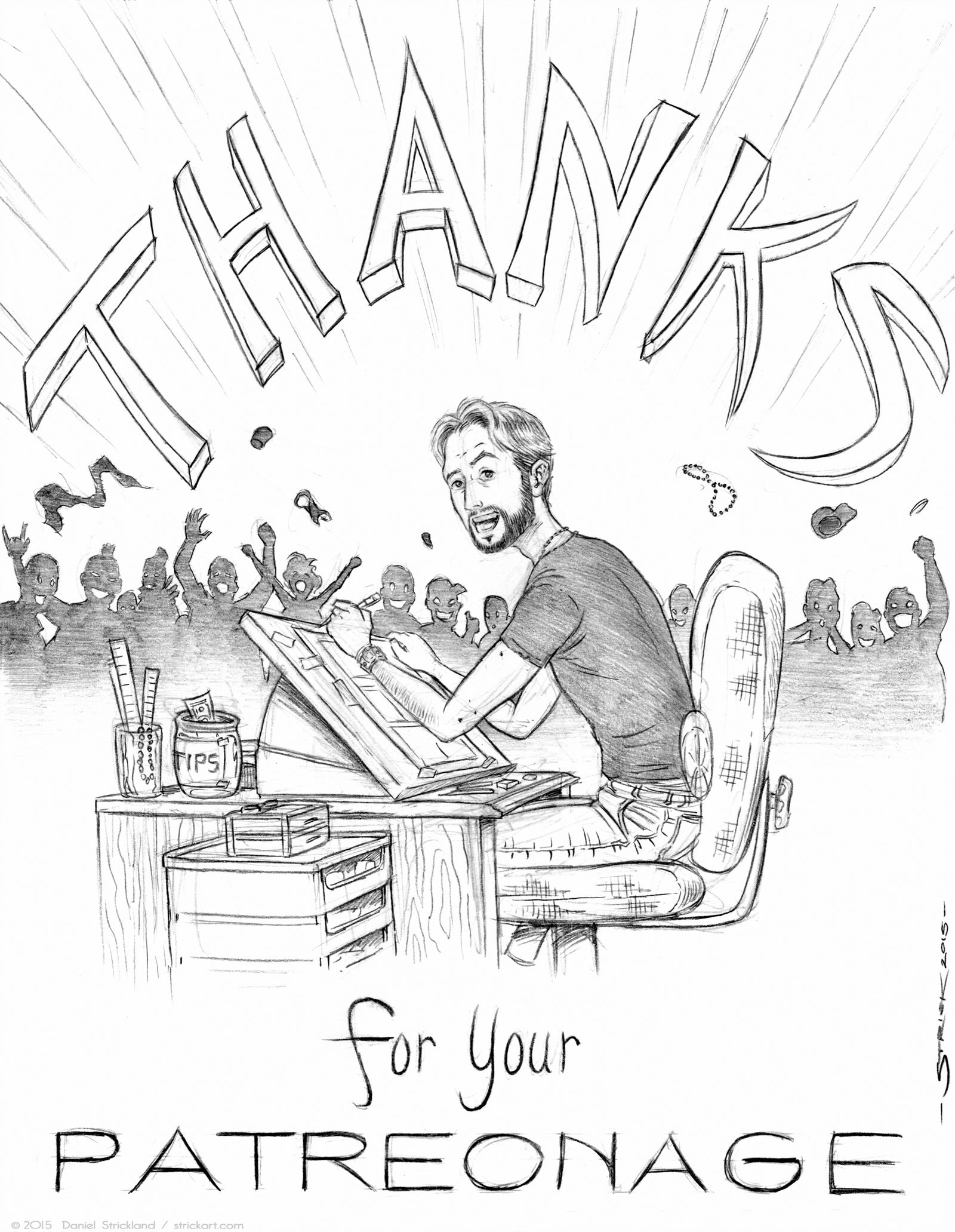 The Strickart Patreon Thank You Page by strickart