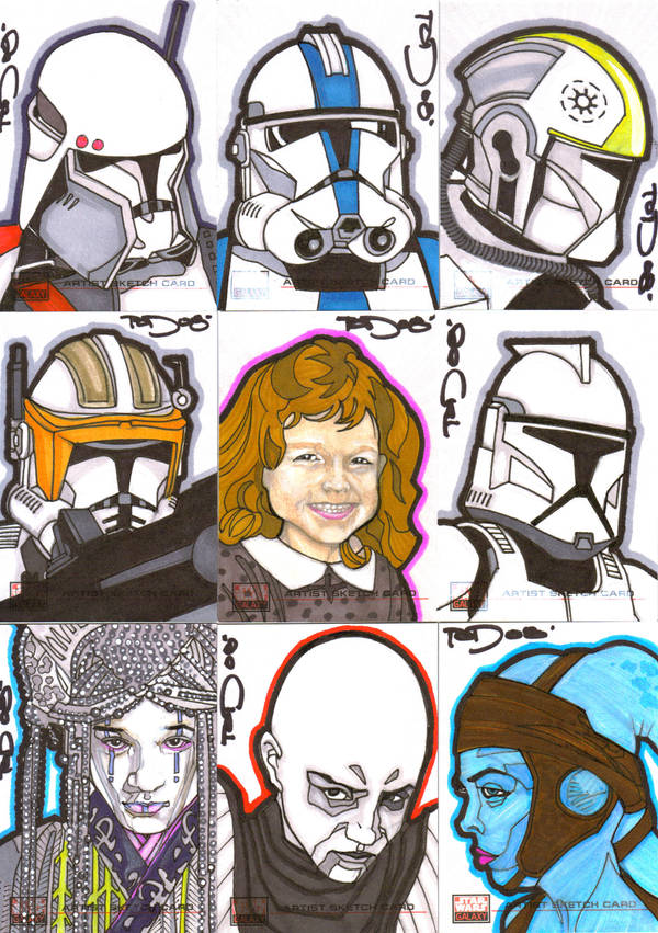 Star Wars Galaxy 4 Batch 1 by NORVANDELL