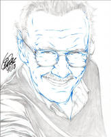 STAN LEE PENCIL by ARTofTROY