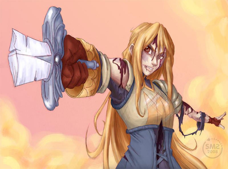 FFT - The Holy Knight by zeratanus