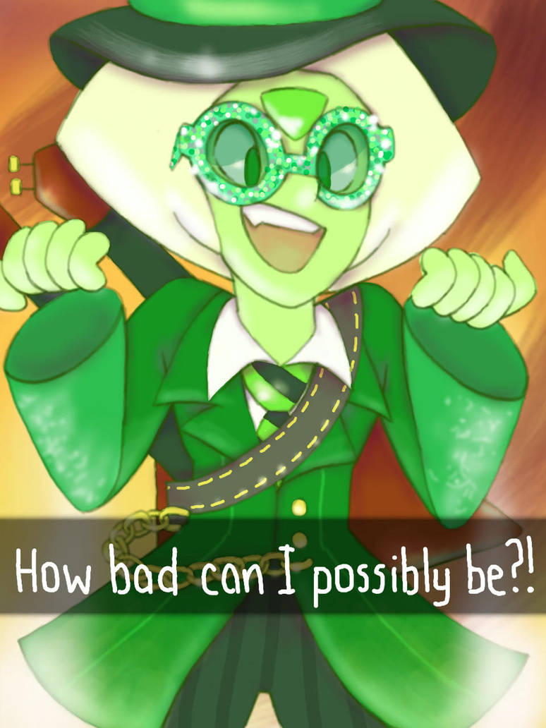 Onceler made me think of Peridot, and this somehow happened ^-^; I wonder how evil she actually is, she's got so many cool abilities
