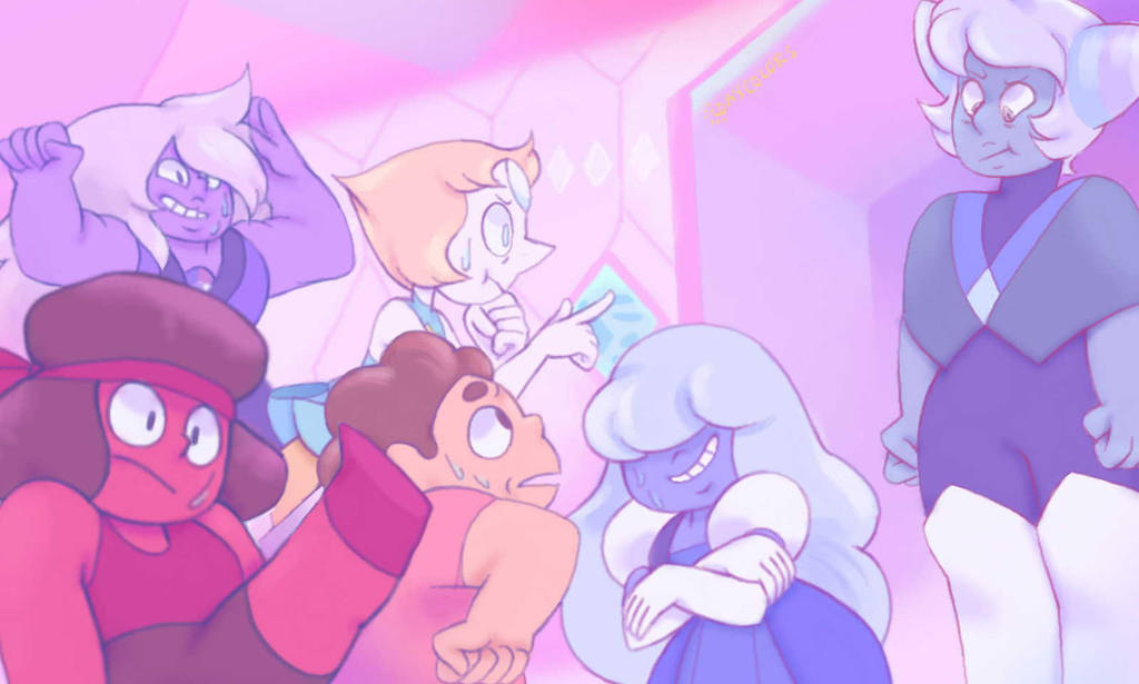 Definitely not a meme-- xD Aah but the amethysts were really cool too, I really want to draw them later!