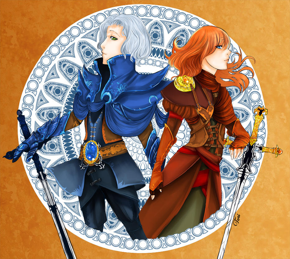 Terranigma - Dheni and Kalou by Tori-Fan