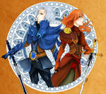 Terranigma - Dheni and Kalou by Tori-Fan
