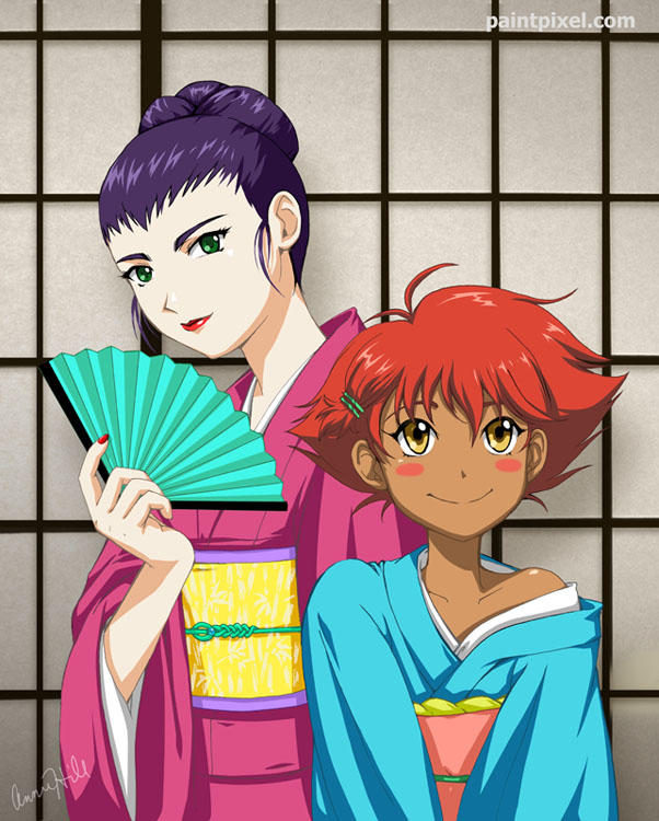 Kimono Bebop by paintpixel