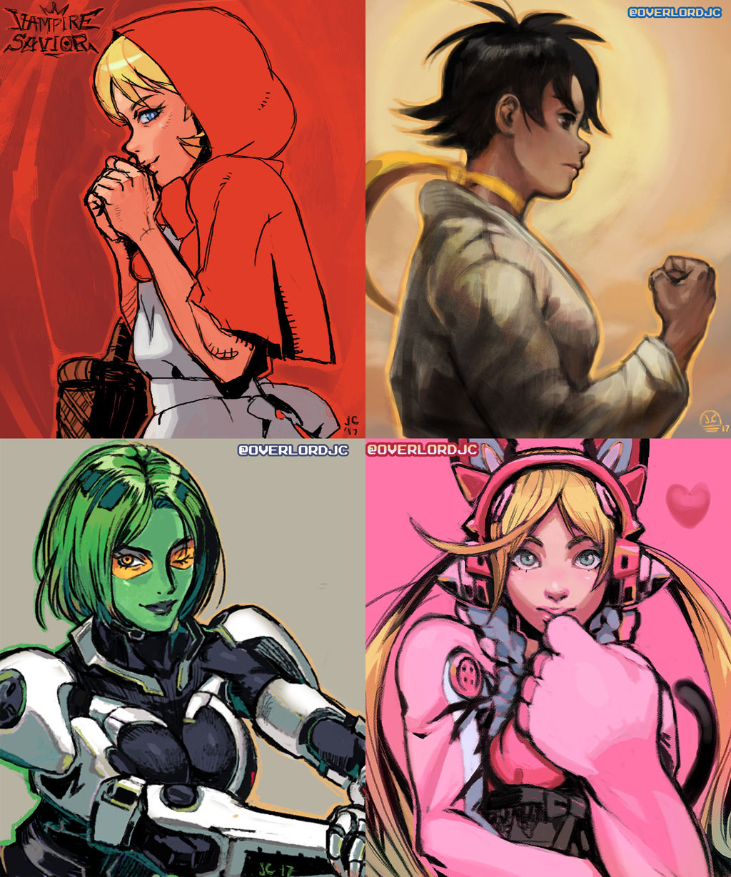 Assorted Fighting Game Gals by OverlordJC