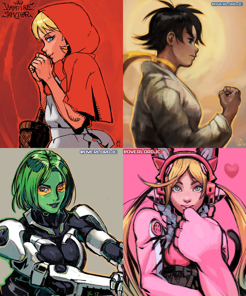 Assorted Fighting Game Gals by OverlordJC