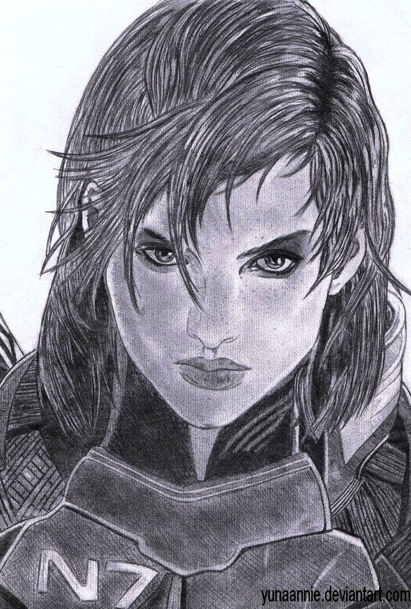 Female Shepard by YunaAnn