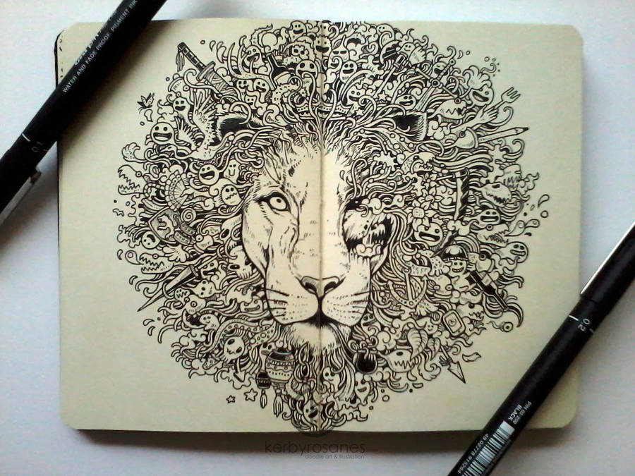 MOLESKINE DOODLES: The King's Awakening by kerbyrosanes