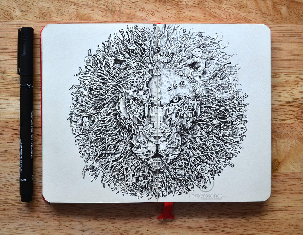 MOLESKINE DOODLES: The King's Awakening 2.0 by kerbyrosanes MOLESKINE DOODLES: The King's Awakening 2.0 by kerbyrosanes