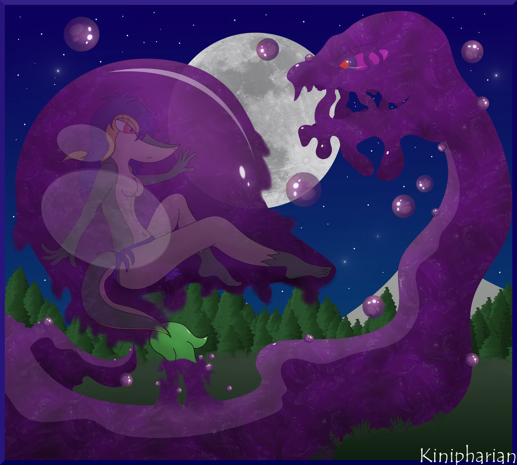 A Snivy's slimy situation! by Kinipharian on DeviantArt