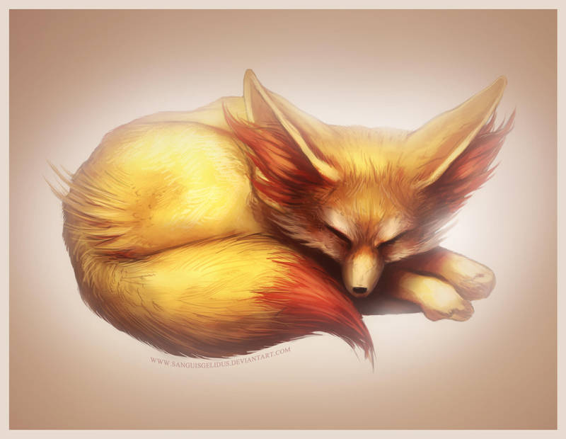 Pokemon X Y starter - Fennekin by JoJoesArt