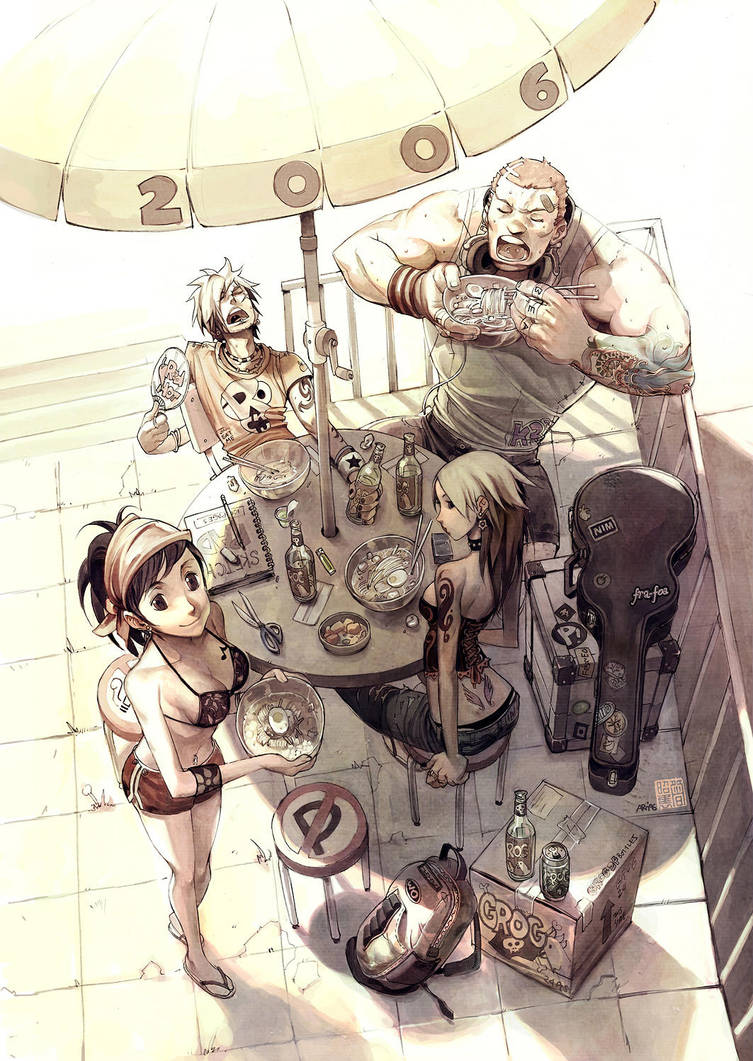 UDON Sketchbook Cover Coloured by arnistotle