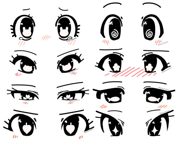 Anime Eye Shape Ideas By Rockusocku On Deviantart