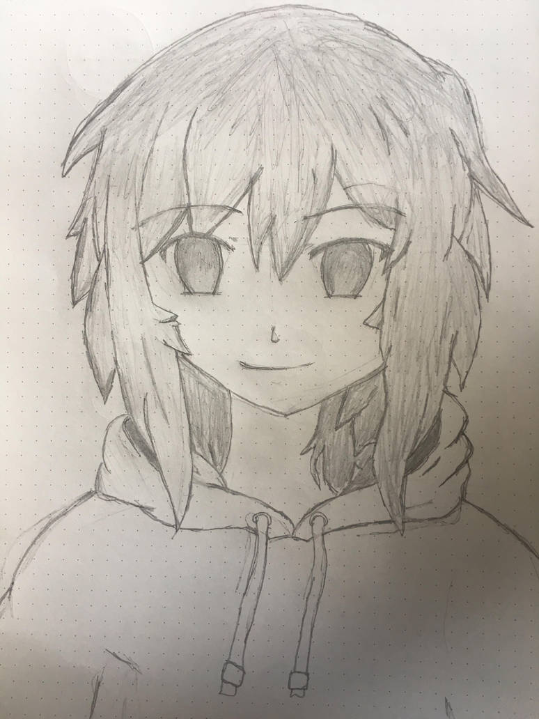 Front Anime Girl By Sampka On Deviantart