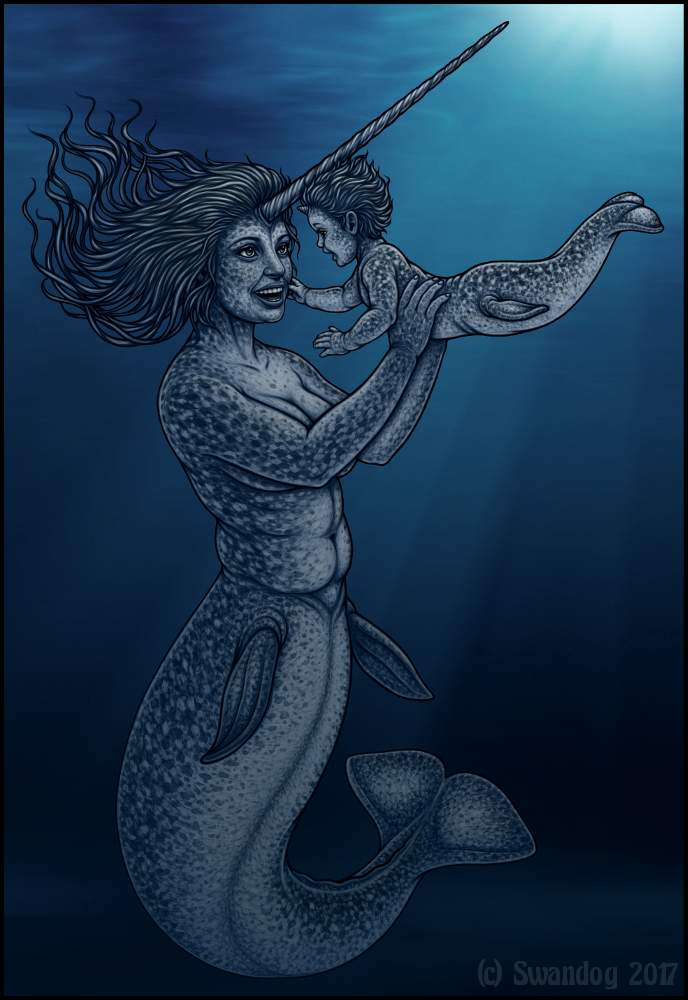 Beneath the Moonlit Waves by swandog