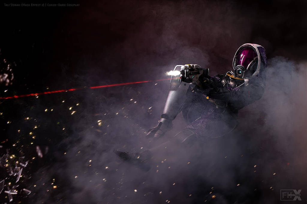 Tali'Zorah - Mass Effect 2 by cloud-dark1470
