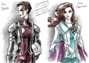 Guyver fem - Aptomi and Caerleona by Lucithea Guyver fem - Aptomi and Caerleona by Lucithea