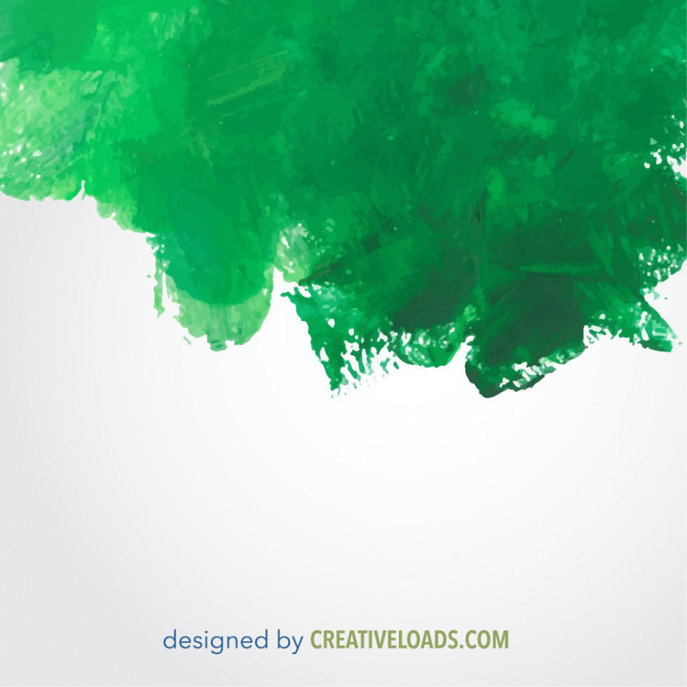 Green Watercolor Vector by Roberis