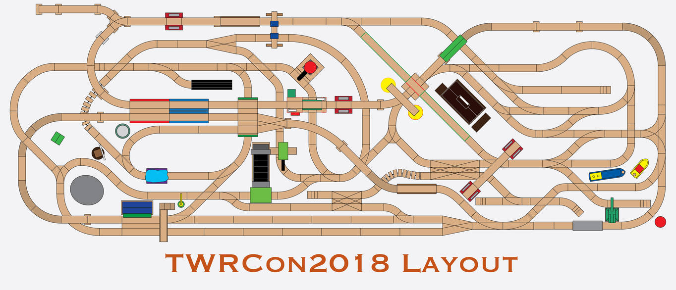 TWRCon2018 Layout Track Plan by miipack603