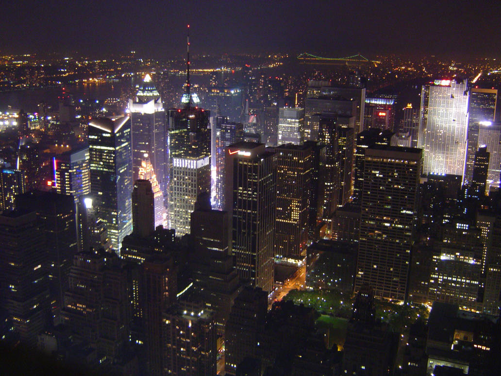 New York At Night by minniemae