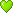 small heart - lime green