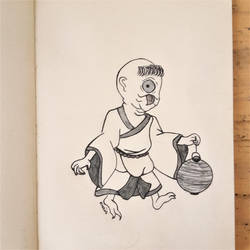 Inktober 2018 ~ Hitotsume kozo by jamie-dupree