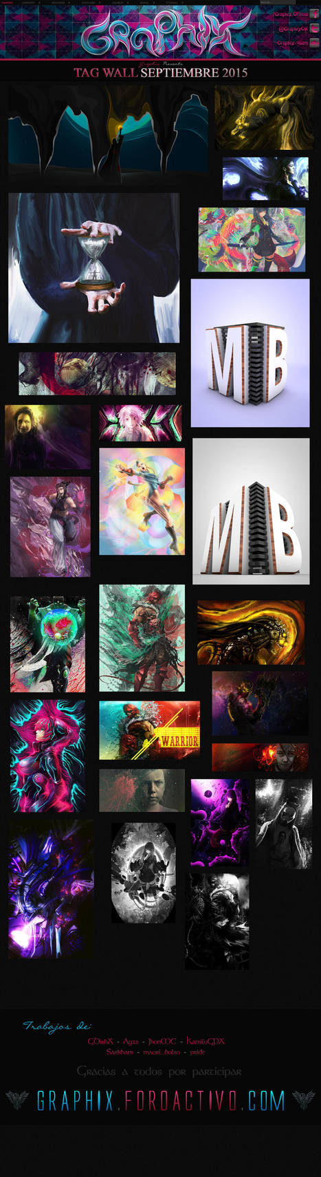 Graphix Tag Wall Septiembre 2015 by Graphix-Team
