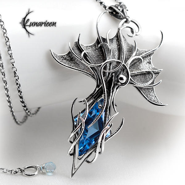 ANGHTHAR DRAGNI - Silver and Topaz. by LUNARIEEN