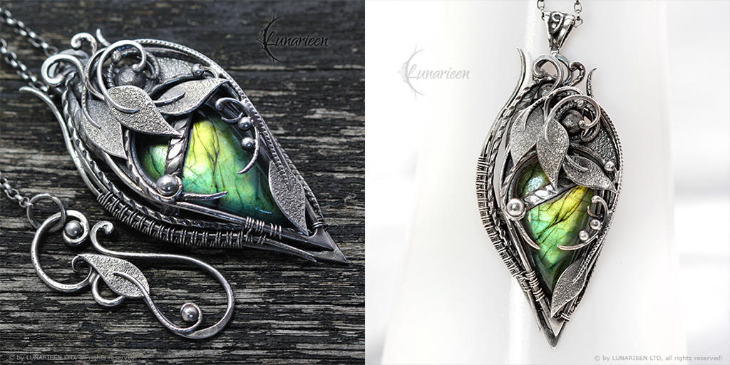 SEHRIA XANTRIS - Silver and Labradorite by LUNARIEEN