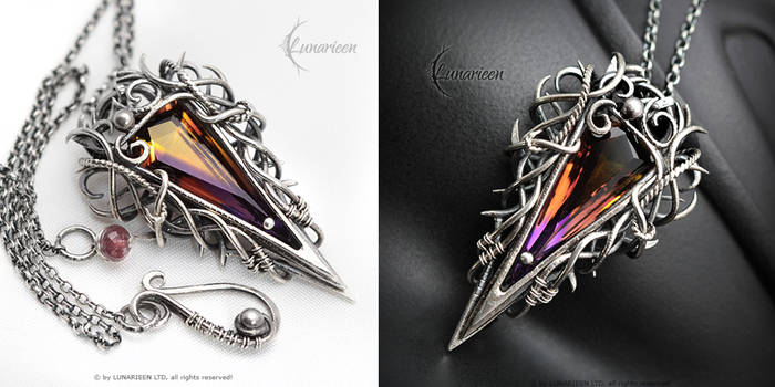 NAZNTIEER - Silver, Ametrine and Amethyst by LUNARIEEN
