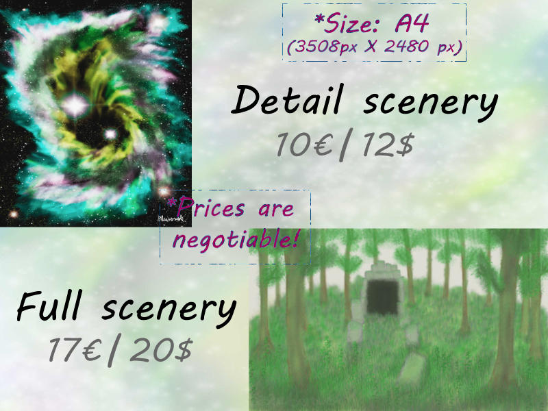 Standard Digital drawings scenaries by Bluuberwolf Standard Digital drawings scenaries by Bluuberwolf