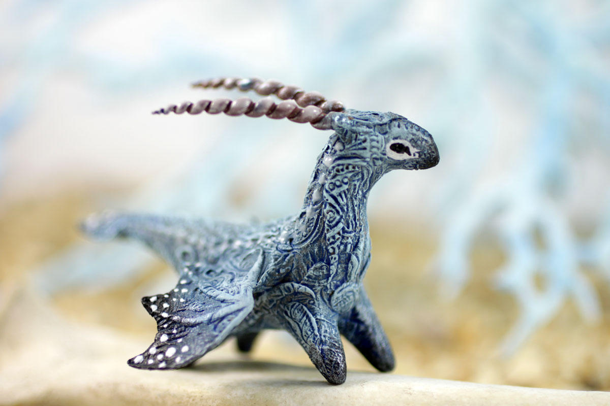 Snow dragon by hontor