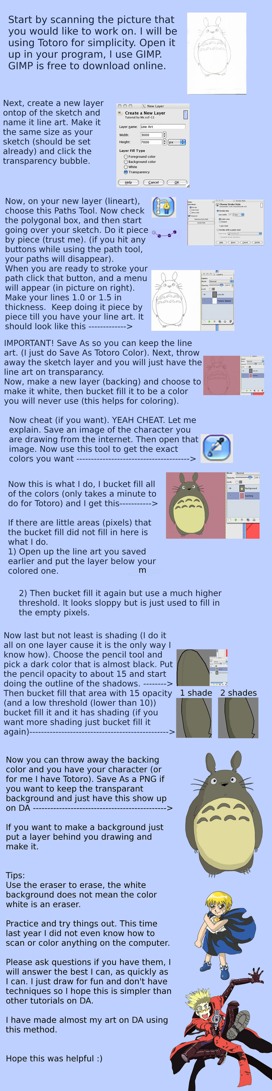Tutorial: Line Art to Coloring by JtkBasketball