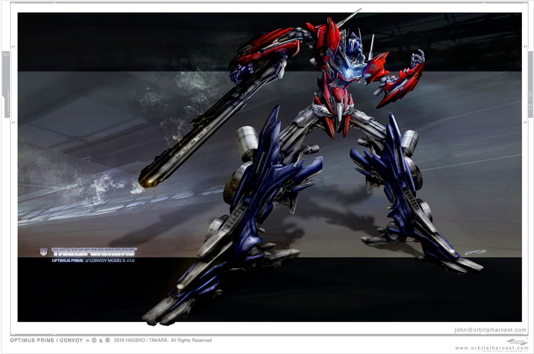 optimus prime - convoy v1.0 by johngiang
