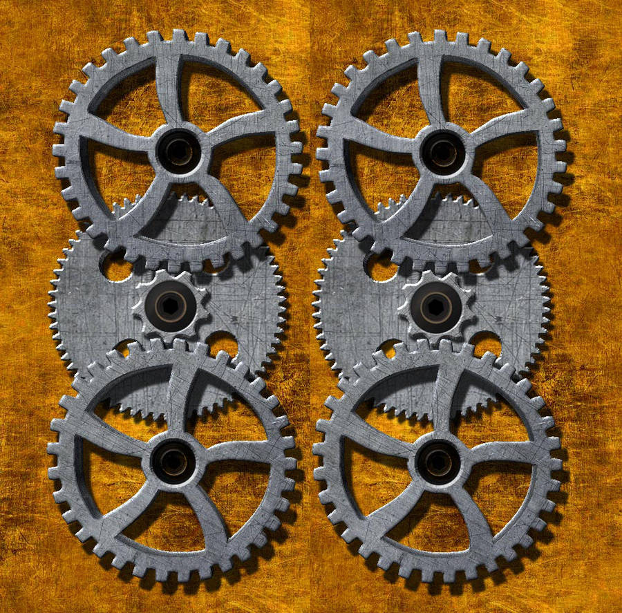 3-D Gears - Cross your Eyes by fromthemargin