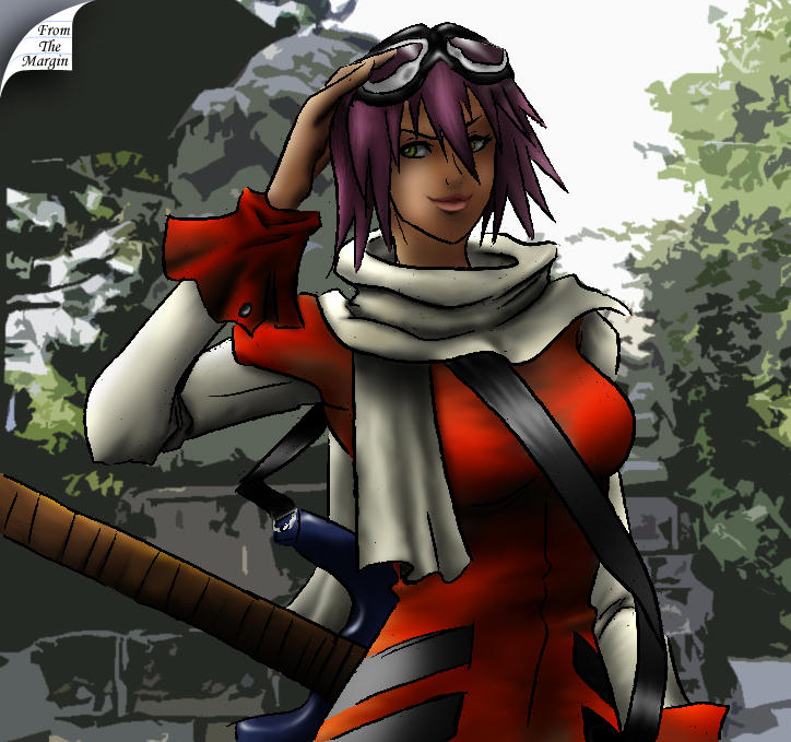 Haruko FLCL colored by fromthemargin