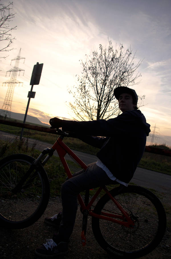 Brother on a Bike by foxblock