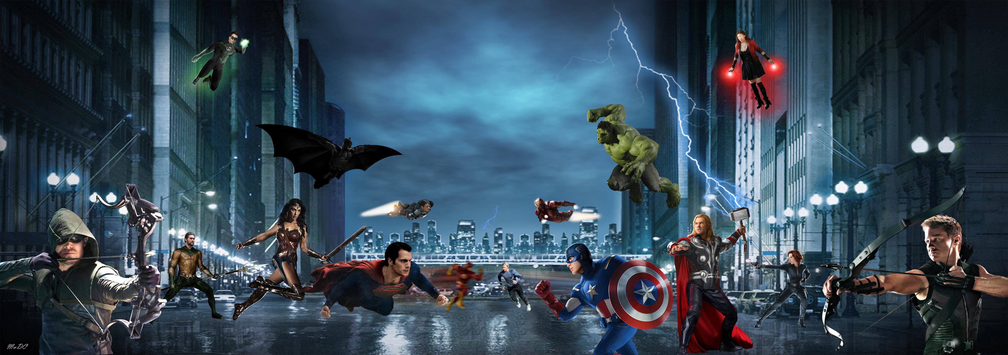 MARVEL vs. DC (aka The Avengers v. Justice League) by
